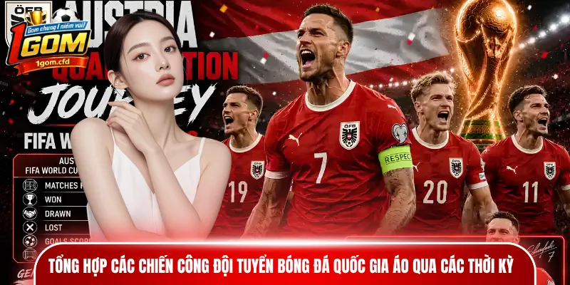 Tổng hợp các chiến công đội tuyển bóng đá quốc gia Áo qua các thời kỳ