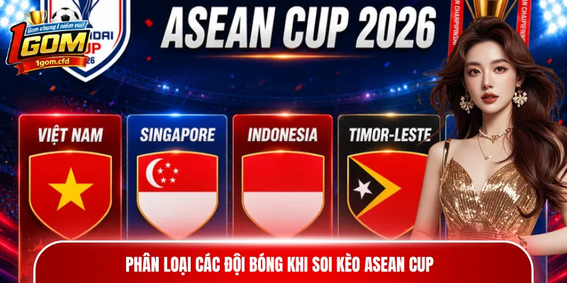 Phân loại các đội bóng khi soi kèo ASEAN Cup